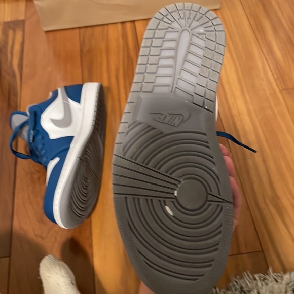 Jordan 1 low try blue size 9 - Picture 4 of 9